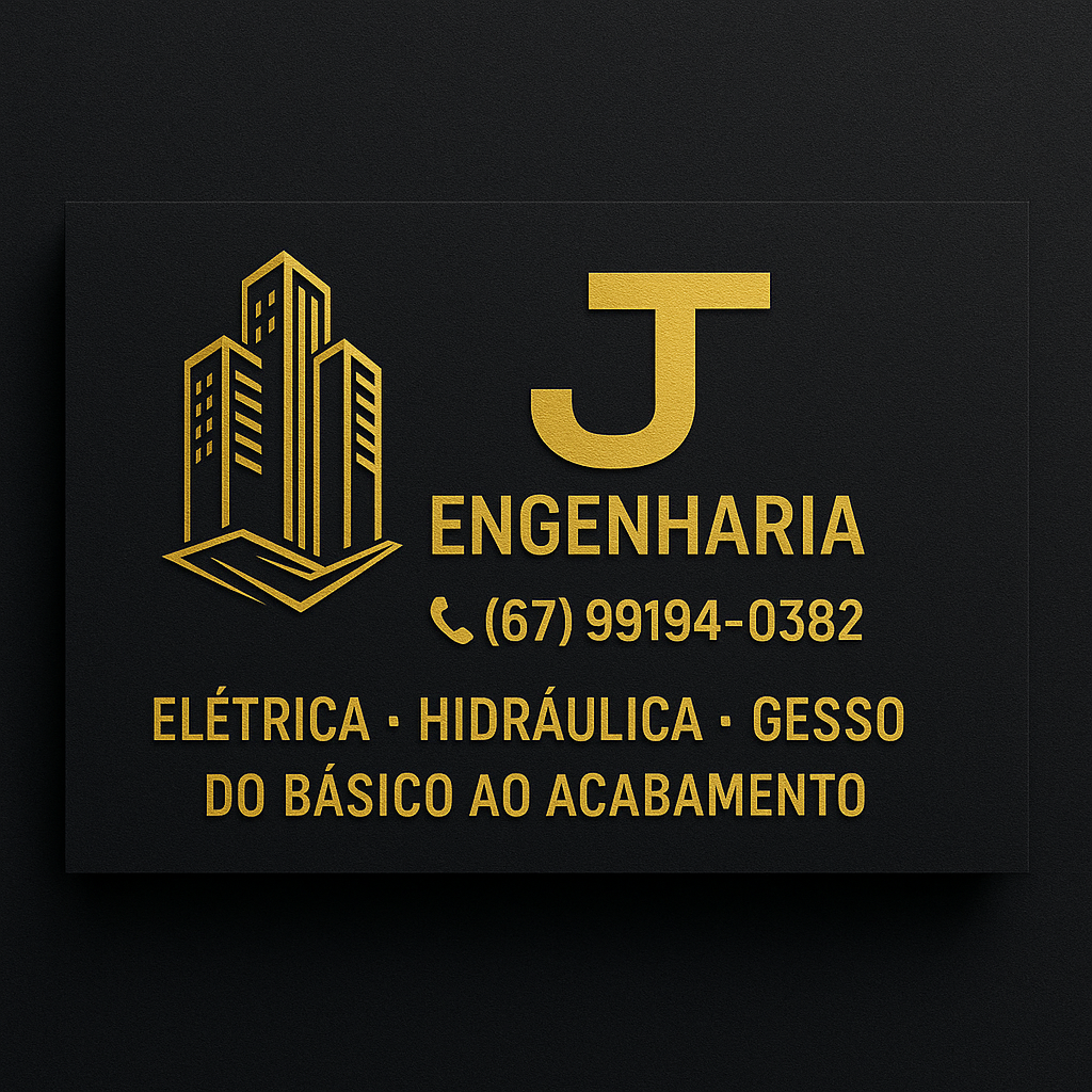 Logomarca de TJ Engenharia