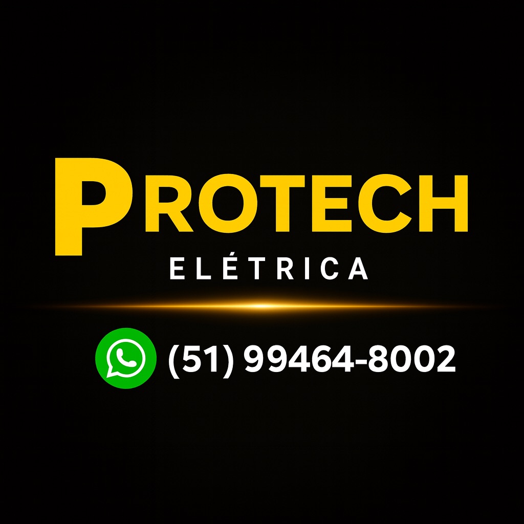 Logomarca de Protech Instalações Elétrica